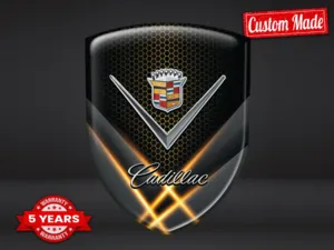 Cadillac Adesivi Logo Personalizzati Qualità Design Sobrio ST